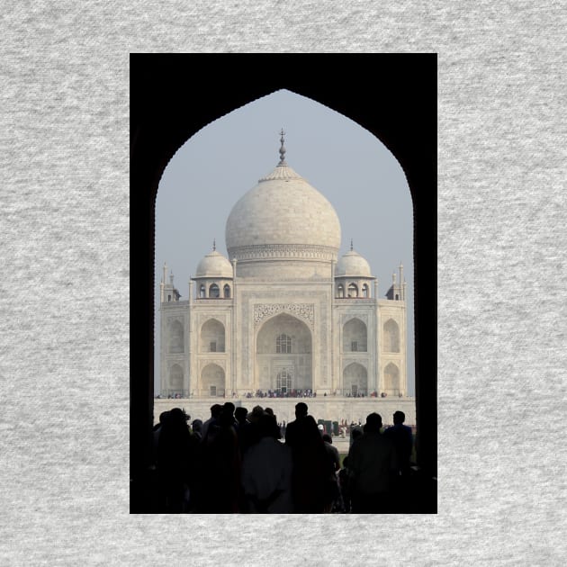 Taj Mahal Through The Gate by Carole-Anne